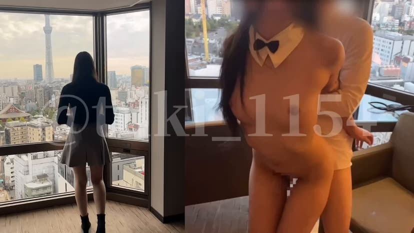 綺麗なお姉さんの日常とセックス中の対比がエロすぎる映像